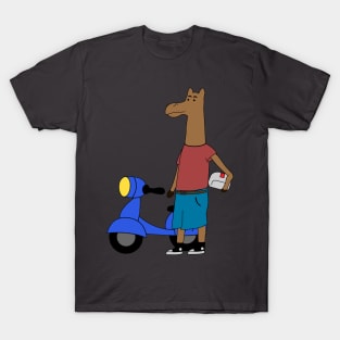 Drama Llama Moped T-Shirt